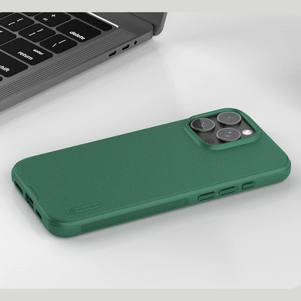 خرید قاب ضد ضربه iPhone 16 Pro مارک نیلکین مدل Super Frosted Shield Pro