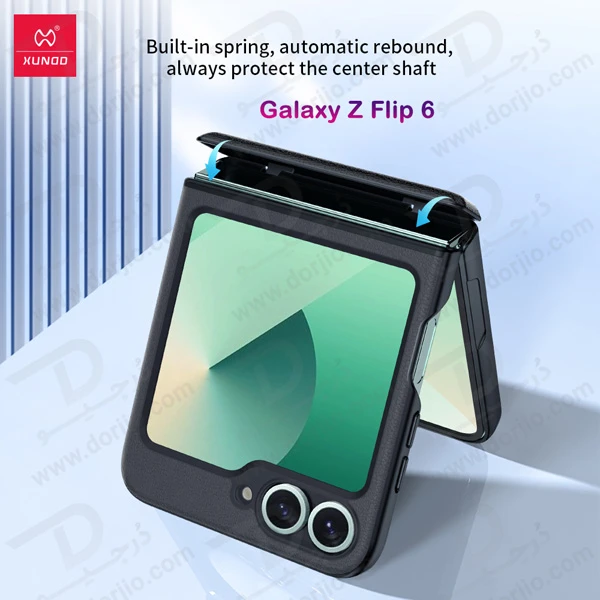 خرید قاب چرمی با محافظ صفحه نمایش پشت Samsung Galaxy Z Flip 6 مارک XUNDD خرید قاب چرمی با محافظ صفحه نمایش پشت Samsung Galaxy Z Flip 6 مارک XUNDD