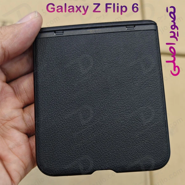 خرید قاب چرمی با محافظ صفحه نمایش پشت Samsung Galaxy Z Flip 6 مارک XUNDD