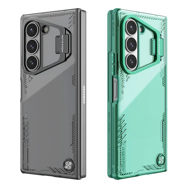 خرید قاب کریستالی کمرا استند Samsung Galaxy Z Fold 6 مارک نیلکین مدل Iceblade Fold