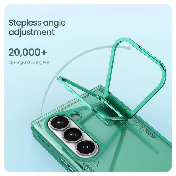 خرید قاب کریستالی کمرا استند Samsung Galaxy Z Fold 6 مارک نیلکین مدل Iceblade Fold