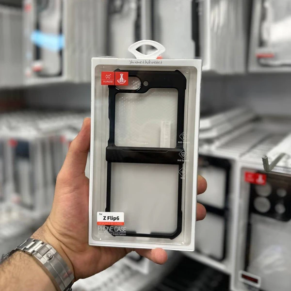 خرید کریستال شیلد شفاف Samsung Galaxy Z Flip 6 مارک XUNDD سری Beatle