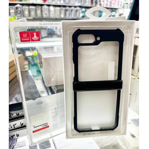 خرید کریستال شیلد شفاف Samsung Galaxy Z Flip 6 مارک XUNDD سری Beatle