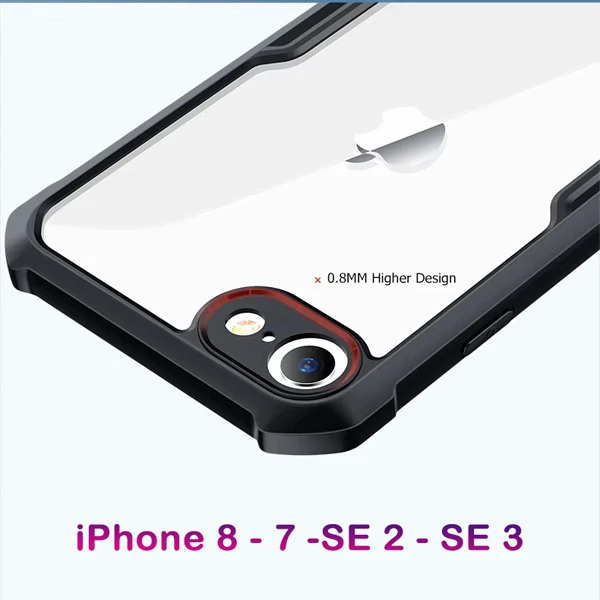 خرید کریستال شیلد شفاف iPhone 8 مارک XUNDD سری Beatle