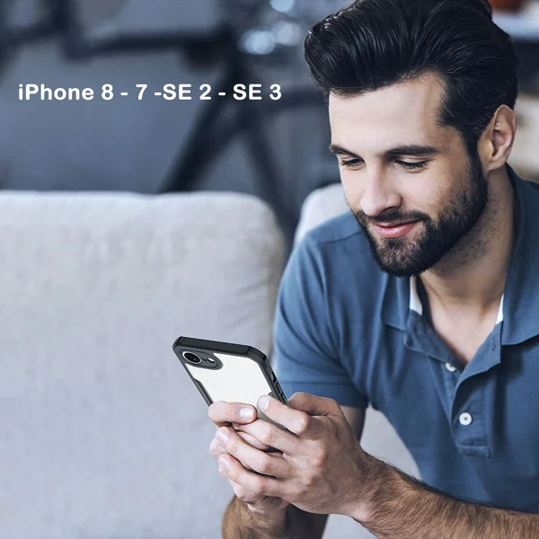 خرید کریستال شیلد شفاف iPhone 8 مارک XUNDD سری Beatle