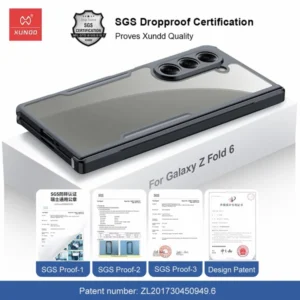 خرید کریستال شیلد مات + محافظ صفحه نمایش بیرونی Samsung Galaxy Z Fold 6 مارک XUNDD سری Beatle