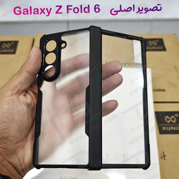 خرید کریستال شیلد مات + محافظ صفحه نمایش بیرونی Samsung Galaxy Z Fold 6 مارک XUNDD سری Beatle