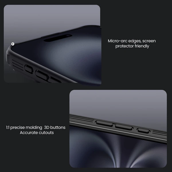 گارد ضد ضربه iPhone 16 Plus مارک نیلکین مدل Camshield Pro گارد ضد ضربه iPhone 16 Plus مارک نیلکین مدل Camshield Pro