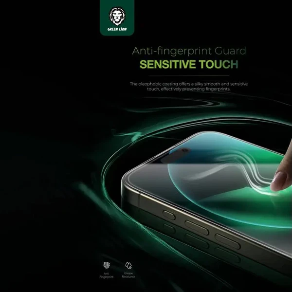 خرید گلس شیشه ای iPhone 16 مارک Green Lion مدل 9H Steve HD خرید گلس شیشه ای iPhone 16 مارک Green Lion مدل 9H Steve HD