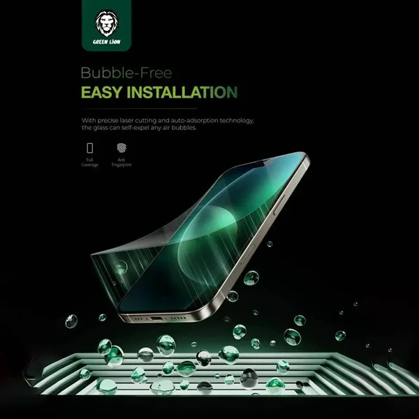 خرید گلس شیشه ای iPhone 16 مارک Green Lion مدل 9H Steve HD خرید گلس شیشه ای iPhone 16 مارک Green Lion مدل 9H Steve HD