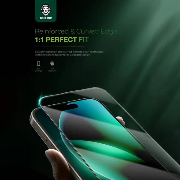خرید گلس شیشه ای iPhone 16 مارک Green Lion مدل 9H Steve HD خرید گلس شیشه ای iPhone 16 مارک Green Lion مدل 9H Steve HD