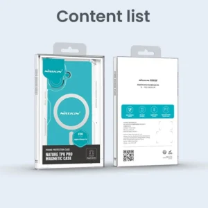 قاب شفاف مگ سیف نیلکین iPhone 16 Plus مدل Nature TPU Pro Magnetic