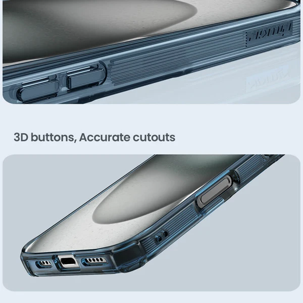 قاب شفاف مگ سیف نیلکین iPhone 16 مدل Nature TPU Pro Magnetic