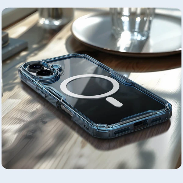 خرید قاب شفاف مگ سیف نیلکین iPhone 16 مدل Nature TPU Pro Magnetic