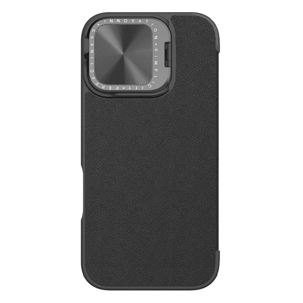 کیف چرمی محافظ دوربین دار iPhone 16 Plus مارک نیلکین مدل Qin Prop