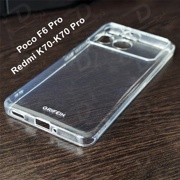 گارد ژله ای شفاف Xiaomi Poco F6 Pro مارک Grifein