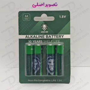 خرید باتری نیم قلمی 1.5 ولت مارک Green Lion گرید AAA - بسته 4 عددی