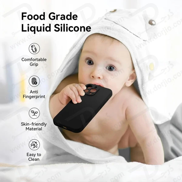 خرید قاب سیلیکونی اصلی iPhone 16 Pro