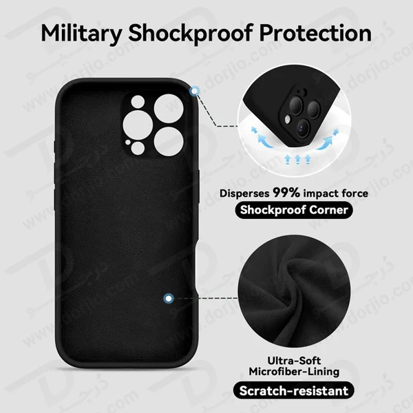 خرید قاب سیلیکونی اصلی iPhone 16 Pro