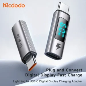خرید مبدل دیجیتالی Lightning به Type-C مارک Mcdodo مدل OT-599 مجهز به صفحه نمایش