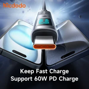 خرید مبدل دیجیتالی Lightning به Type-C مارک Mcdodo مدل OT-599 مجهز به صفحه نمایش