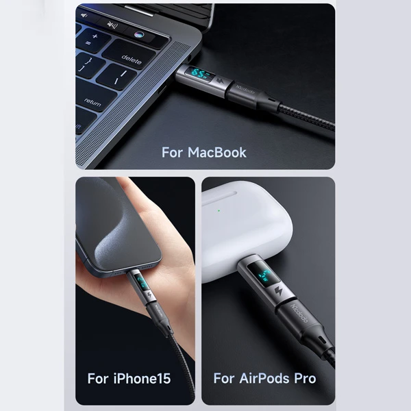 خرید مبدل دیجیتالی Type-Cبه Type-C مارک Mcdodo مدل OT-609 مجهز به صفحه نمایشد-مبدل-دیجیتالی-Type-Cبه-Type-C-مارک-Mcdodo-مدل-OT-609-مجهز-به-صفحه-نمایش