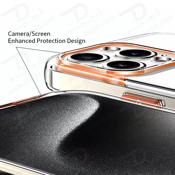 خرید کریستال شفاف رینگ استند مگ سیف iPhone 13 Pro Max مارک XUNDD سری Zero Sense دارای استیکر