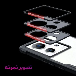 خرید کریستال شیلد شفاف Motorola Edge 40 مارک XUNDD سری Beatle