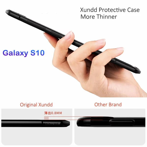 خرید کریستال شیلد شفاف Samsung Galaxy S10 مارک XUNDD سری Beatle