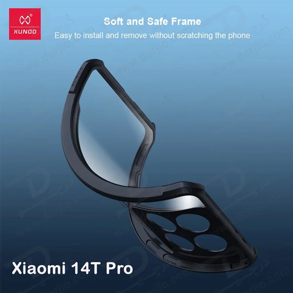 خرید کریستال شیلد شفاف Xiaomi 14T Pro مارک XUNDD سری Beatle