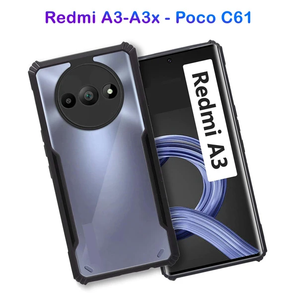خرید کریستال شیلد شفاف Xiaomi Redmi A3 مارک XUNDD سری Beatle
