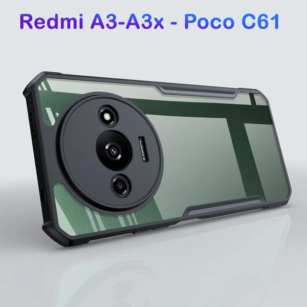 خرید کریستال شیلد شفاف Xiaomi Redmi A3 مارک XUNDD سری Beatle