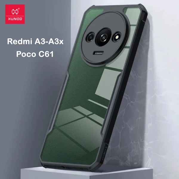 خرید کریستال شیلد شفاف Xiaomi Redmi A3 مارک XUNDD سری Beatle