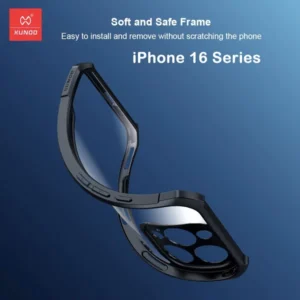 خرید کریستال شیلد شفاف iPhone 16 مارک XUNDD سری Beatle