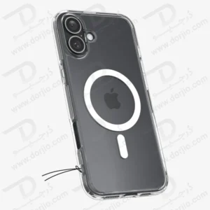 خرید کریستال کاور شفاف مگ سیف iPhone 16 مارک Spigen