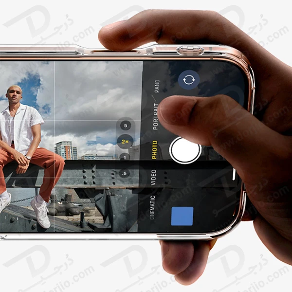 خرید کریستال کاور شفاف مگ سیف iPhone 16 مارک Spigen