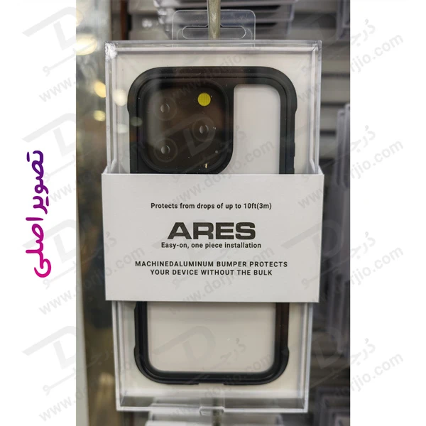 خرید گارد ضد ضربه ARES گوشی iPhone 16 Pro Max مارک KZDOO
