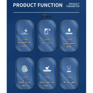 خرید گلس شیشه ای Samsung Galaxy A56 مارک Mietubl مدل Anti-Static Dustproof