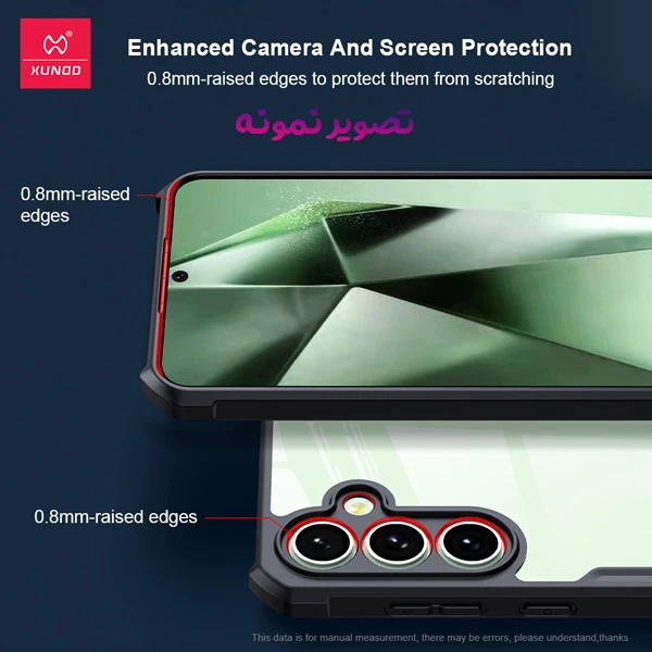 کریستال شیلد شفاف Samsung Galaxy A16 4G مارک XUNDD سری Beatle