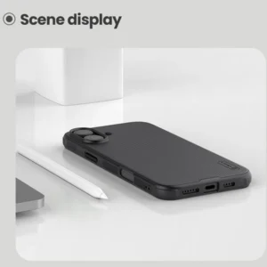 قاب ضد ضربه مگنتی iPhone 16 مارک نیلکین مدل Super Frosted Shield Pro Magnetic