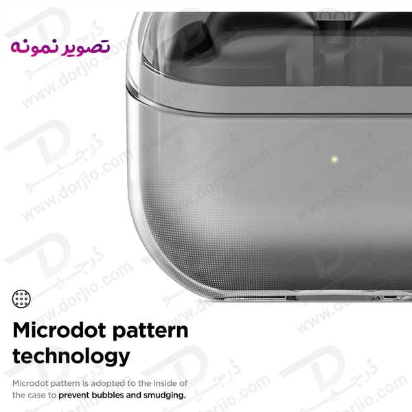 خرید قاب ژله ای شفاف گیره دار هندزفری Samsung Galaxy Buds3 Pro