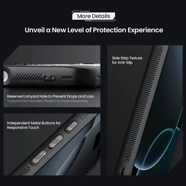 خرید قاب کریستالی مگنتی کمرا استند iPhone 16 Pro Max مارک نیلکین مدل Iceblade Prop Magnetic