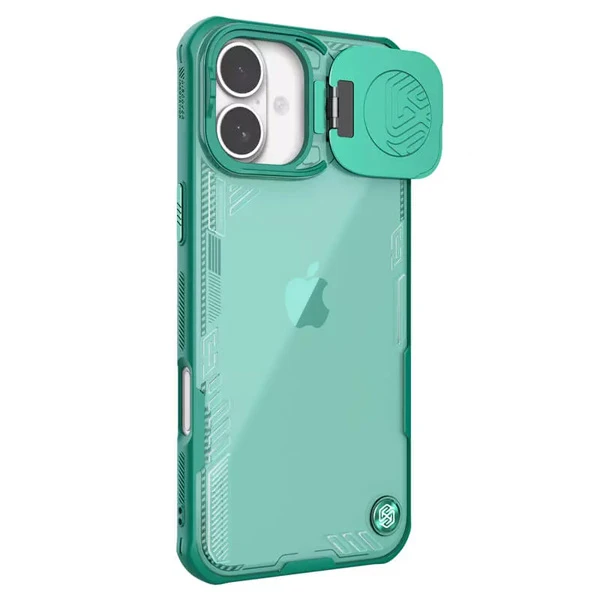 قاب کریستالی کمرا استند iPhone 16 Plus مارک نیلکین مدل Iceblade Prop