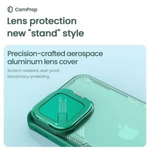 قاب کریستالی کمرا استند iPhone 16 Plus مارک نیلکین مدل Iceblade Prop