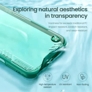 خرید قاب کریستالی کمرا استند iPhone 16 Pro Max مارک نیلکین مدل Iceblade Prop