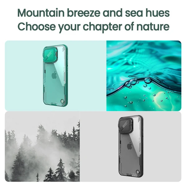 خرید قاب کریستالی کمرا استند iPhone 16 Pro Max مارک نیلکین مدل Iceblade Prop خرید قاب کریستالی کمرا استند iPhone 16 Pro Max مارک نیلکین مدل Iceblade Prop