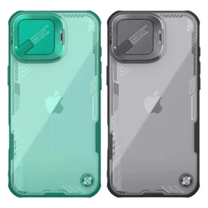 خرید قاب کریستالی کمرا استند iPhone 16 مارک نیلکین مدل Iceblade Prop