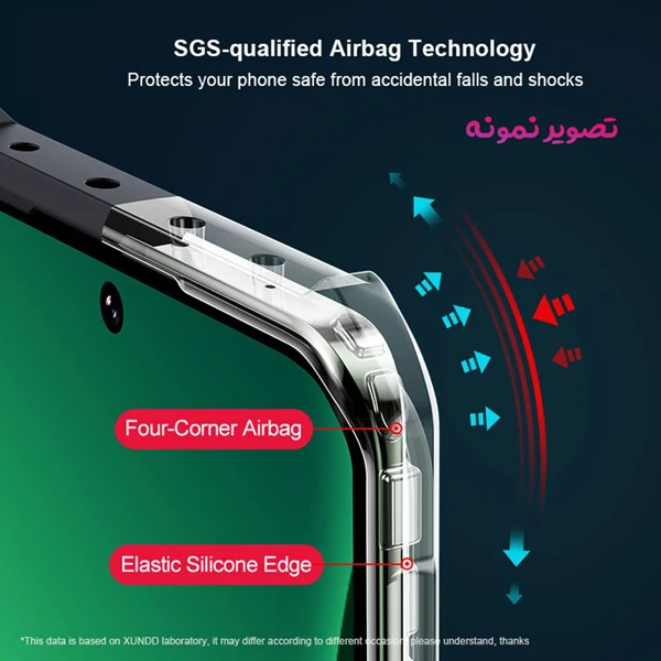 خرید کریستال شیلد شفاف Motorola Edge 50 Pro مارک XUNDD سری Beatle