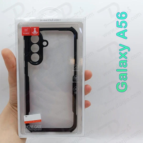 کریستال شیلد شفاف Samsung Galaxy A56 مارک XUNDD سری Beatle کریستال شیلد شفاف Samsung Galaxy A56 مارک XUNDD سری Beatle