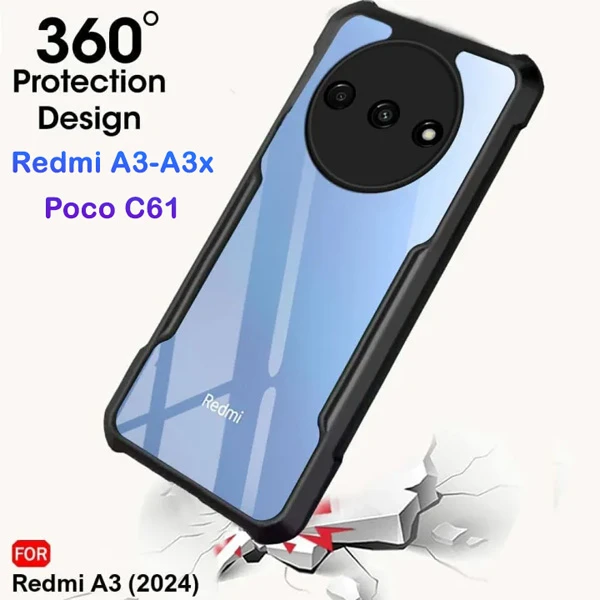 خرید کریستال شیلد شفاف Xiaomi Poco C61 مارک XUNDD سری Beatle خرید کریستال شیلد شفاف Xiaomi Poco C61 مارک XUNDD سری Beatle